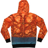 Fantastic Four - The Thing All Over Costume Zip Hoodie