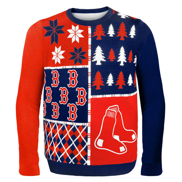 Boston Red Sox - Busy Block Ugly Christmas Sweater