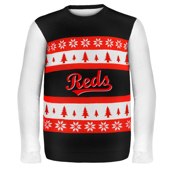 Cincinnati Reds - One Too Many Ugly Christmas Sweater