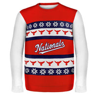 Washington Nationals - One Too Many Ugly Christmas Sweater