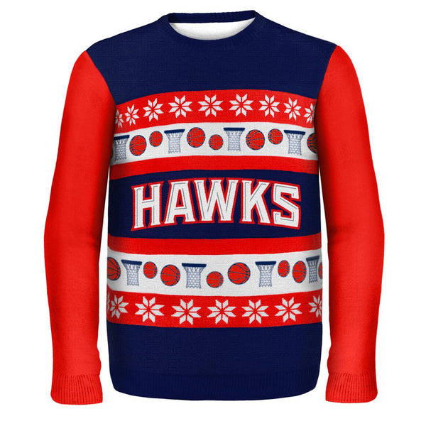 Atlanta Hawks - One Too Many Ugly Christmas Sweater
