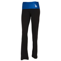 Los Angeles Dodgers - Flip Down Waistband Logo Juniors Yoga Pants