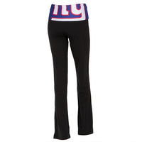 New York Giants - Flip Down Waistband Logo Juniors Yoga Pants