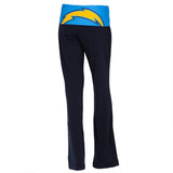 San Diego Chargers - Flip Down Waistband Logo Juniors Yoga Pants