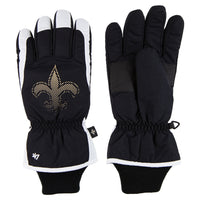 New Orleans Saints - Logo Glade Black Ski Gloves