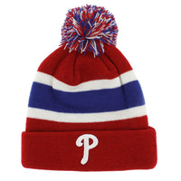 Philadelphia Phillies - Logo Breakaway Red Pom Pom Beanie