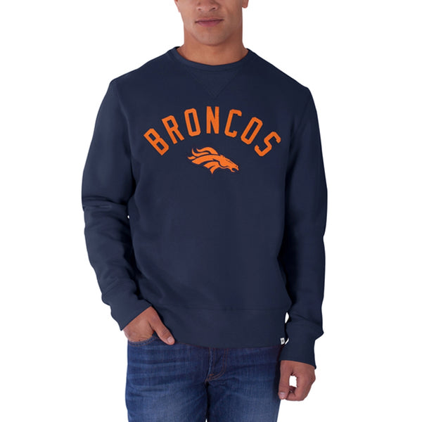 Denver Broncos - Logo Cross Check Premium Crewneck Sweatshirt