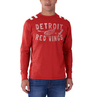 Detroit Red Wings - Logo Bruiser Premium Long Sleeve T-Shirt