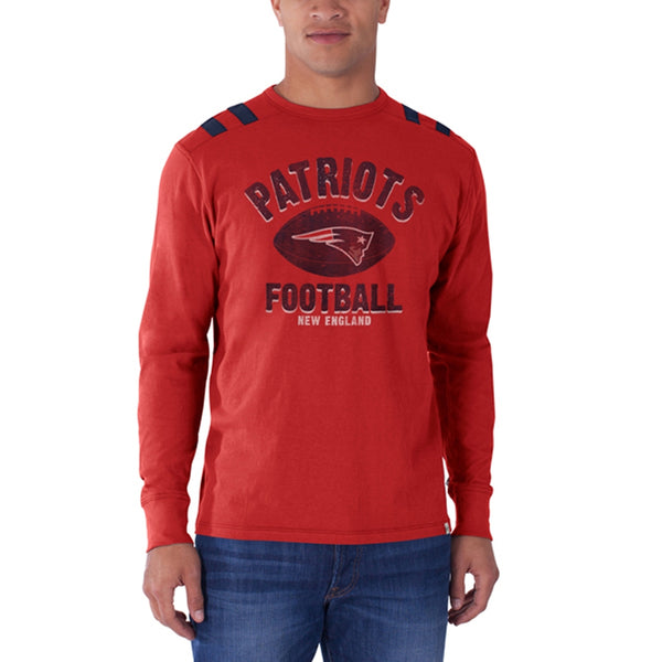 New England Patriots - Football Logo Bruiser Premium Long Sleeve T-Shirt