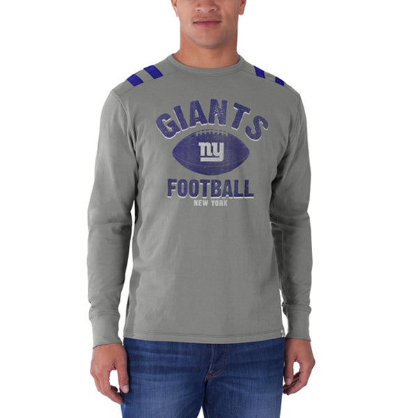 New York Giants - Football Logo Bruiser Premium Long Sleeve T-Shirt