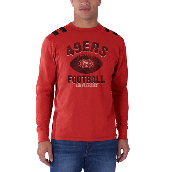 San Francisco 49ers - Football Logo Bruiser Premium Long Sleeve T-Shirt