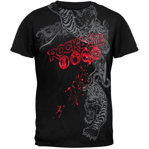 Rockband - Tiger Foil Logo T-Shirt