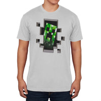 Minecraft - Creeper Inside Grey T-Shirt
