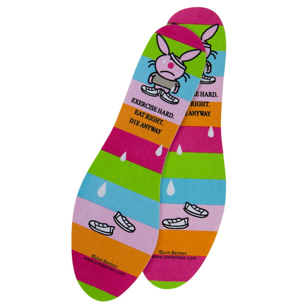 Happy Bunny - Die Anyway Cut-to-Fit Fun Insoles