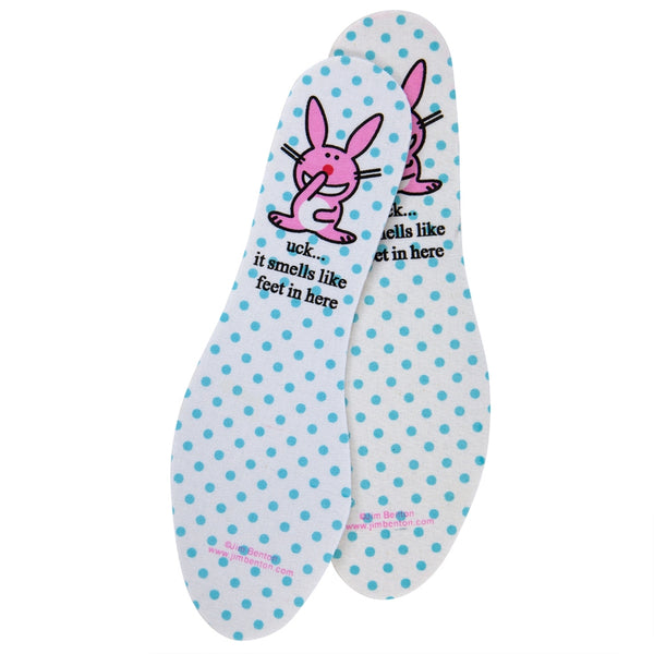 Happy Bunny - Smells Like Feet Cut to Fit Fun Insoles
