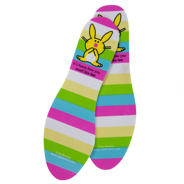 Happy Bunny - You Smell Like Feet Cut-to-Fit Fun Insoles
