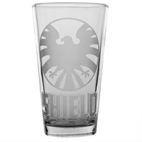 S.H.I.E.L.D. - Crest Etched Pint Glass