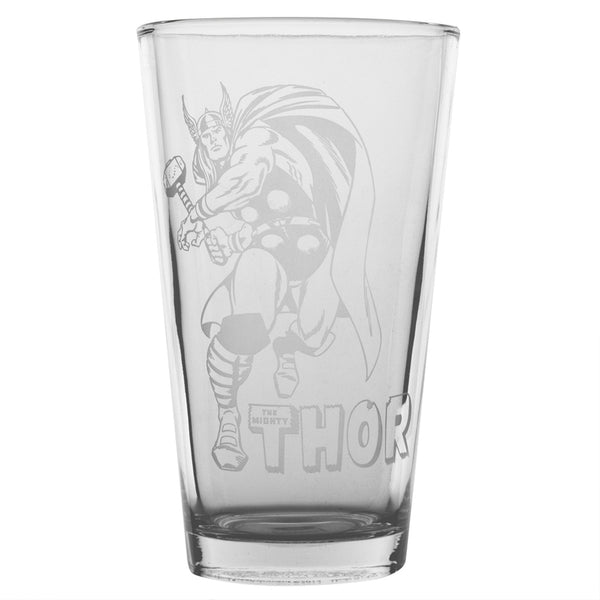 Thor - Hammer Swing Etched Pint Glass