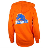 Boise State Broncos - Glitter Team Orange V-Neck Juniors Pullover Hoodie