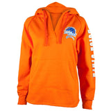 Boise State Broncos - Glitter Team Orange V-Neck Juniors Pullover Hoodie