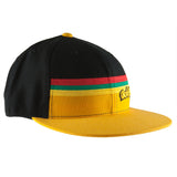 Bob Marley - Yellow Rasta Stripe Fitted Cap