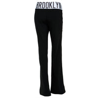 Brooklyn Nets - Flip Down Waistband Logo Juniors Yoga Pants