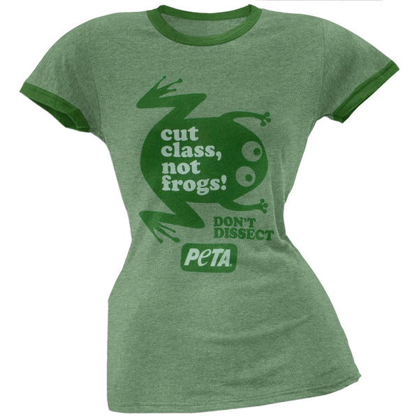 PETA - Cut Class Soft Juniors Ringer T-Shirt