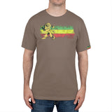 Rastafari - Lion Rasta Stripe Adult T-Shirt