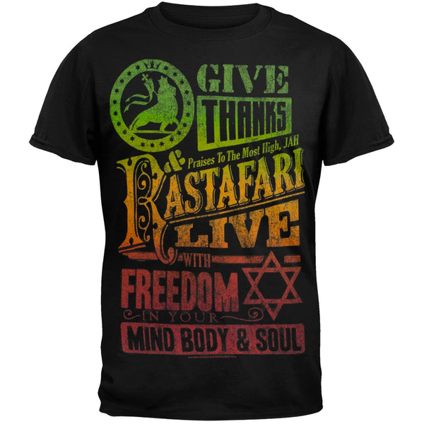 Rastafari - Live Adult T-Shirt