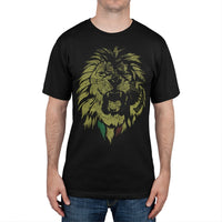 Rastafari - Distressed Lion Soft Adult T-Shirt