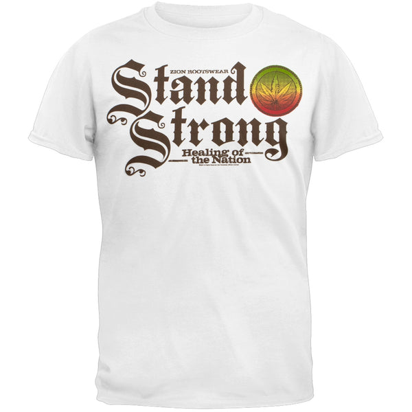 Rastafari - Stand Strong Rasta Adult Soft T-Shirt