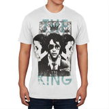 Elvis Presely - The King White Adult T-Shirt