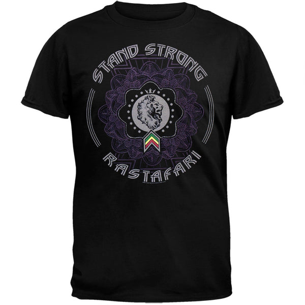 Rastafari - Stand Strong Adult Soft T-Shirt