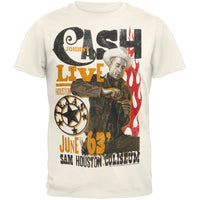 Johnny Cash - Sam Houston Coliseum Adult Soft T-Shirt