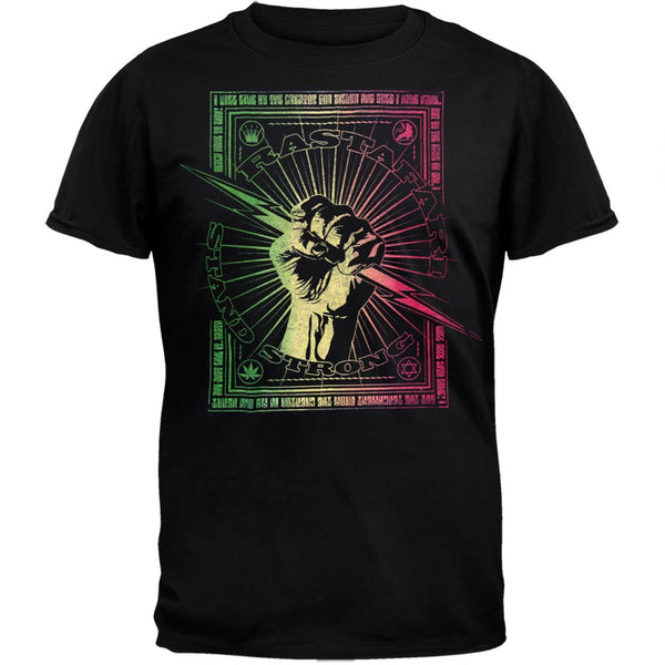 Rastafari - Rasta Stand Strong Adult T-Shirt