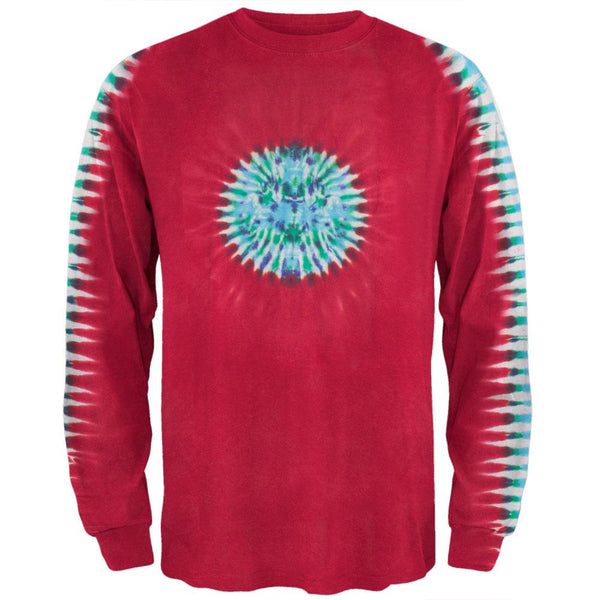 Red Sun Shoulder Long Sleeve T-Shirt