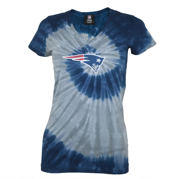 New England Patriots - Logo Juniors Spiral Tie Dye T-Shirt