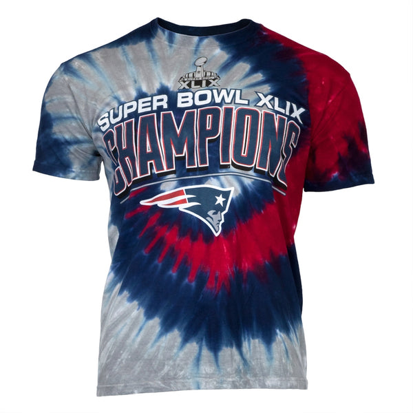 New England Patriots - Super Bowl Champions Spiral Tie Dye T-Shirt