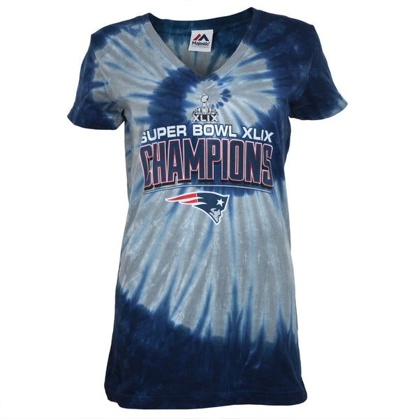 New England Patriots - Super Bowl Champions Juniors Spiral Tie Dye T-Shirt